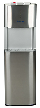 Кулер (диспенсер) ECOCENTER A-X605 с нижней загрузкой бутыли, серебристый картинки